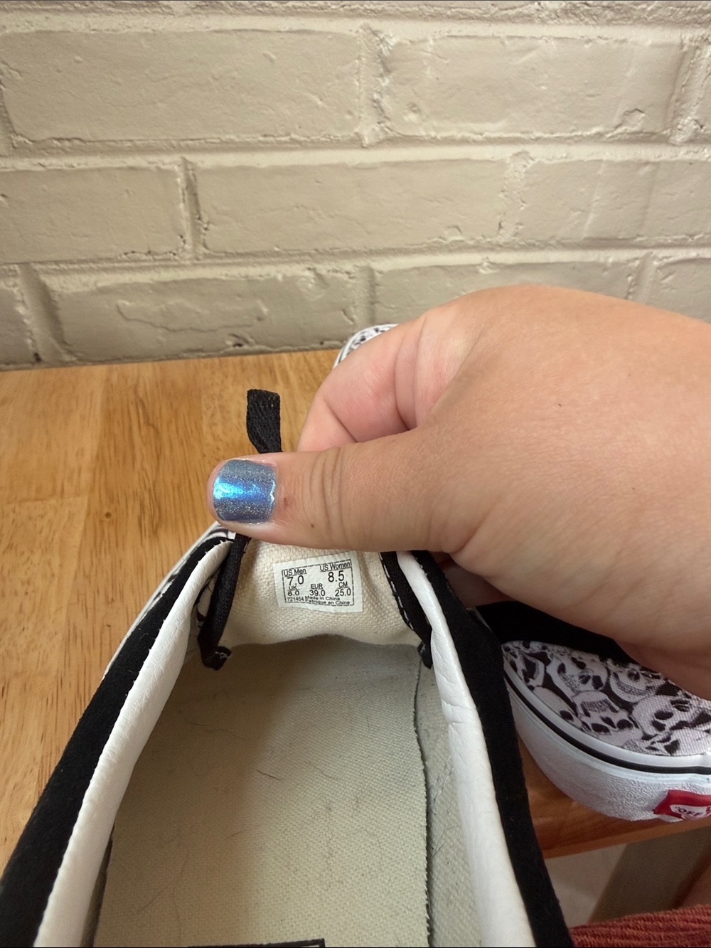 Skull Vans Custom old skool - Picture 6 of 6